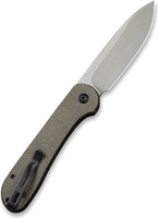 Складной нож Civivi Button Lock Elementum 14C28N Steel Handle G10 C2103C (серый) - фото2