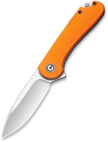 Складной нож Civivi Elementum D2 Steel Satin Finished Handle G10 C907R (оранжевый) - фото