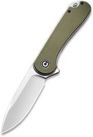 Складной нож Civivi Elementum D2 Steel Satin Finished Handle G10 C907E (зеленый) - фото