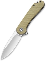 Складной нож Civivi Elementum D2 Steel Satin Finished C907S (оливковый) - фото