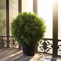 Искусственное растение Merry Bear Home Decor Туя шаровидная KDA0255 - фото2