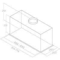 Кухонная вытяжка Elica Fold GR/A/52 PRF0180808 - фото2