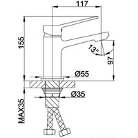 Смеситель FRAP F1061 - фото2