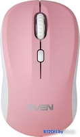 Мышь SVEN RX-230W (розовый) - фото