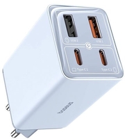 Сетевое зарядное Baseus GaN6 Pro Fast Charger 2C+2U 65W P10162701313-00 (голубой) - фото