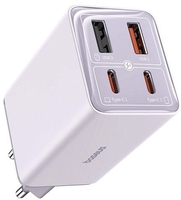 Сетевое зарядное Baseus GaN6 Pro Fast Charger 2C+2U 65W P10162701533-00 (фиолетовый) - фото