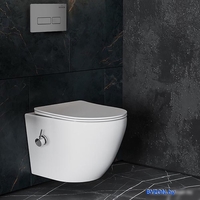Унитаз подвесной Roxen Antares Bidet в комплекте с инсталляцией StounFix Dual Fresh 6 в 1 959767 (кнопка: хром матовый) - фото2
