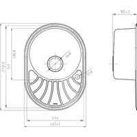 Кухонная мойка IDDIS Suno SUN65SRi77 - фото2