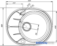 Кухонная мойка IDDIS Kitchen G K10W621i87 - фото2