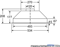 Кухонная вытяжка Bosch Serie 2 DLN52AC70 - фото2, картинка2 Кухонная вытяжка Bosch Serie 2 DLN52AC70 - фото2