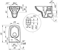 Унитаз подвесной Cersanit Carina XL CO DPL EO Slim+Vector+Corner A64441 - фото2