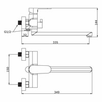 Смеситель Vieir V283541-G - фото2