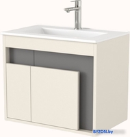 Дабер Тумба под умывальник 016 WeltWasser Deilbach 7517-60 Т16.6W.0.19 (бежевый/серый) - фото