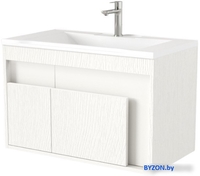 Дабер Тумба под умывальник 016 WeltWasser Deilbach 7517-80 Т16.8W.0.5_light (с подсветкой, белый древесный) - фото
