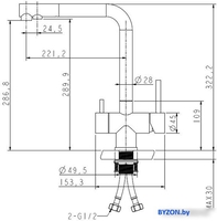 Смеситель ZorG Argos (satin premium) - фото2