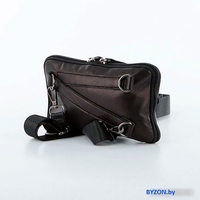 Мужская сумка Poshete 253-8869-24-BLK (черный) - фото2