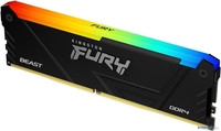 Оперативная память Kingston FURY Beast RGB 8ГБ DDR4 3600 МГц KF436C17BB2A/8 - фото