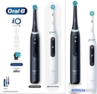 Электрическая зубная щетка Oral-B iO 5 Duo (черный/белый) - фото