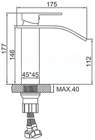 Смеситель Ledeme L1055-29 - фото2