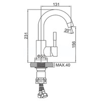 Смеситель Ledeme H98 L1098B-3 - фото2