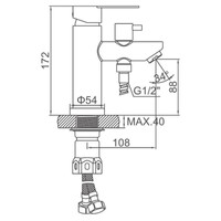 Смеситель с лейкой для биде Ledeme L71203 - фото2