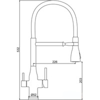 Смеситель Gappo G4399-76 - фото2