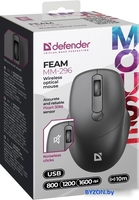 Мышь Defender Feam MM-296 (черный) - фото2