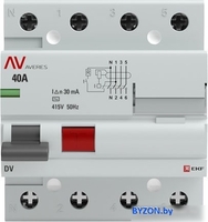 Устройство защитного отключения EKF Averes rccb-4-40-30-ac-av - фото2