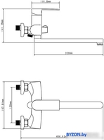 Смеситель Ekko E22151-8 - фото2