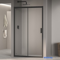Душевая дверь RGW PA-016B 350801614-24 140 (черный/матовое-сатинат стекло) - фото