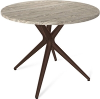 Кухонный стол Sheffilton SHT-TU30/TT 90 МДФ (коричневый/арон) - фото