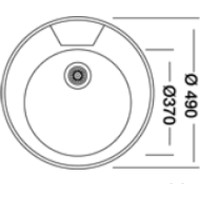 Кухонная мойка КромРус EC 445 M RUS (без сифона) - фото2