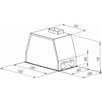 Кухонная вытяжка Zigmund & Shtain K 014.5 W - фото2, картинка2 Кухонная вытяжка Zigmund & Shtain K 014.5 W - фото2