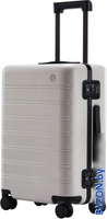 Чемодан-спиннер Ninetygo Manhattan Frame Luggage 20" (коричневый) - фото