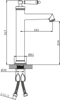 Смеситель Vieir V173512-S - фото2