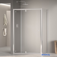 Душевой уголок RGW PA-44 (PA-02 + Z-050-1) 41084410-011 120x100 (хром/прозрачное стекло) - фото