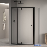 Душевой уголок RGW PA-44B (PA-02B + Z-050-1B) 41084489-014 80x90 (черный/прозрачное стекло) - фото