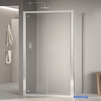 Душевой уголок RGW PA-74 (PA-14 + Z-050-2) 410874110-11 110x100 (хром/прозрачное стекло) - фото