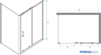 Душевой уголок RGW PA-74B (PA-14B + Z-050-2B) 410874139-14 130x90 (черный/прозрачное стекло) - фото2