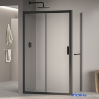 Душевой уголок RGW PA-76-1B (PA-016B + Z-060-2B) 350876138-14 130x80 (черный/прозрачное стекло) - фото