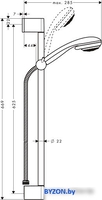 Душевой гарнитур Hansgrohe Crometta 85 (27763000) - фото2