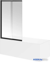 Стеклянная шторка для ванны Kerama Marazzi Vetro VE.100.BSD.BLK.M - фото2