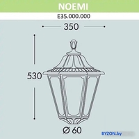 Садовый светильник Fumagalli Noemi E35.000.000.BYH27 - фото2