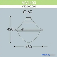 Садовый светильник Fumagalli Vivi V50.000.000.LXH27 - фото2