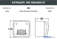 Подсветка для ступеней Fumagalli Leti 3S4.000.000.WYG1L - фото2