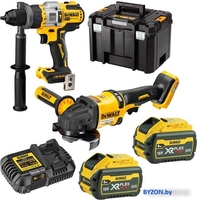 DeWalt DCK2016T2T (шуруповерт, УШМ, кейс) - фото