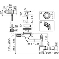 Сифон Omoikiri WK-1-UN LG 4956832 - фото2