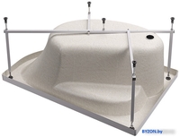 Ванна Alex Baitler Nero L 150х95 (Super White) - фото2