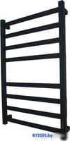 Полотенцесушитель Маргроид Ferrum Вид 81/10 Профильный СНШ 80x40 Черный матовый, скрытого монтажа, таймер справа - фото