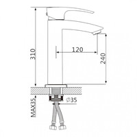 Смеситель Vieir V433512-G - фото2